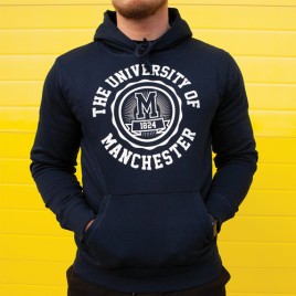 Manchester 1824 Hoodie - Navy, hoodie, french navy, navy, 1824